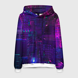 Мужская толстовка Матричная вселенная неон