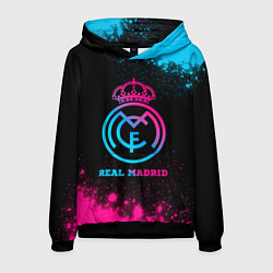 Мужская толстовка Real Madrid - neon gradient