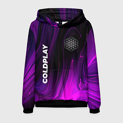 Мужская толстовка Coldplay violet plasma