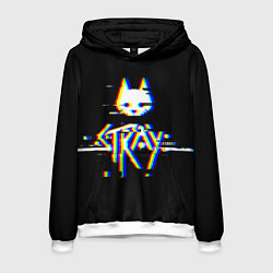 Мужская толстовка Stray glitch logo