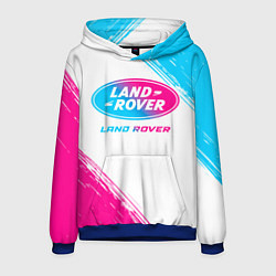 Мужская толстовка Land Rover neon gradient style