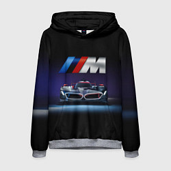 Толстовка-худи мужская BMW M Performance Motorsport, цвет: 3D-меланж