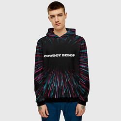 Толстовка-худи мужская Cowboy Bebop infinity, цвет: 3D-черный — фото 2