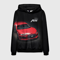 Толстовка-худи мужская Audi quattro ABT autotuning, цвет: 3D-черный
