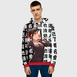 Толстовка-худи мужская Принцесса Кагуя, цвет: 3D-красный — фото 2