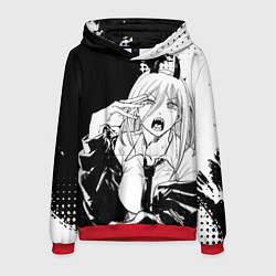 Мужская толстовка Возмущенная Пауэр - Человек бензопила