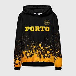 Мужская толстовка Porto - gold gradient: символ сверху