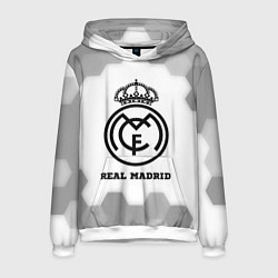 Мужская толстовка Real Madrid sport на светлом фоне