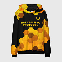 Мужская толстовка The Callisto Protocol - gold gradient: символ свер