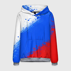 Мужская толстовка Флаг России - триколор