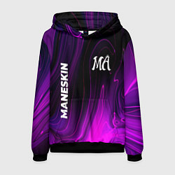 Толстовка-худи мужская Maneskin violet plasma, цвет: 3D-черный