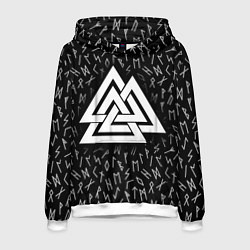 Мужская толстовка Valknut runes pattern