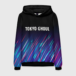 Толстовка-худи мужская Tokyo Ghoul stream, цвет: 3D-черный