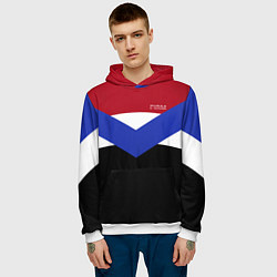 Толстовка-худи мужская FIRM как из 90х, цвет: 3D-белый — фото 2