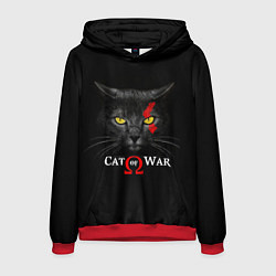Мужская толстовка Cat of war collab