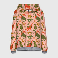 Мужская толстовка Dinosaurs with gifts