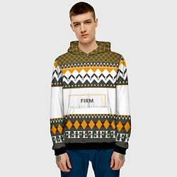 Толстовка-худи мужская Как кофта из девяностых FIRM, цвет: 3D-черный — фото 2