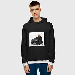 Толстовка-худи мужская Yanix - g o a t uslugi, цвет: 3D-белый — фото 2