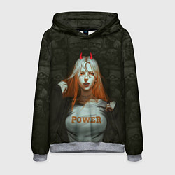 Мужская толстовка Power - Anime Chainsaw Man