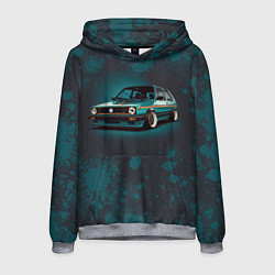 Толстовка-худи мужская Golf Mk 1992, цвет: 3D-меланж