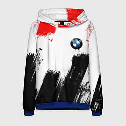 Толстовка-худи мужская BMW art, цвет: 3D-синий