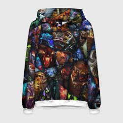 Мужская толстовка Мозаика персонажи Dota 2