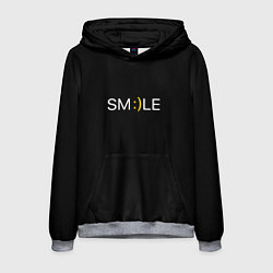 Мужская толстовка Надпись smile