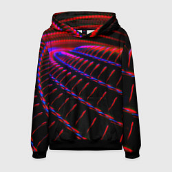 Мужская толстовка Geometry neon texture