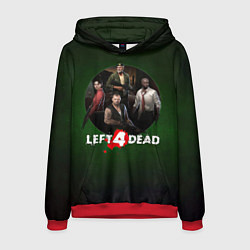Толстовка-худи мужская Left 4 dead команда, цвет: 3D-красный