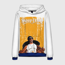 Толстовка-худи мужская Американский рэппер Snoop Dogg, цвет: 3D-синий