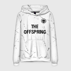 Мужская толстовка The Offspring glitch на светлом фоне: символ сверх