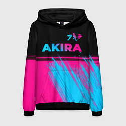 Мужская толстовка Akira - neon gradient: символ сверху