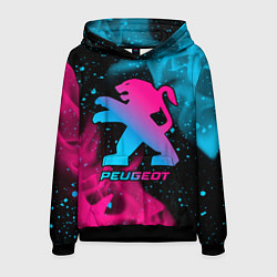 Мужская толстовка Peugeot - neon gradient