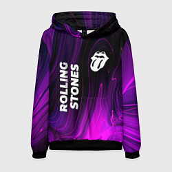 Мужская толстовка Rolling Stones violet plasma