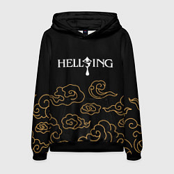 Мужская толстовка Hellsing anime clouds