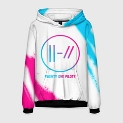 Мужская толстовка Twenty One Pilots neon gradient style