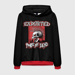 Мужская толстовка Exploited - punks not dead