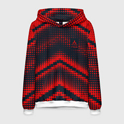 Толстовка-худи мужская Mitsubishi sign, цвет: 3D-белый