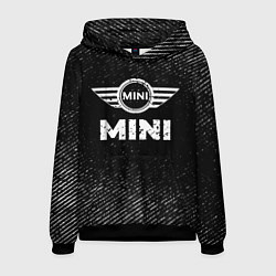 Мужская толстовка Mini с потертостями на темном фоне