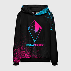 Мужская толстовка No Mans Sky - neon gradient