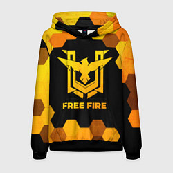 Мужская толстовка Free Fire - gold gradient