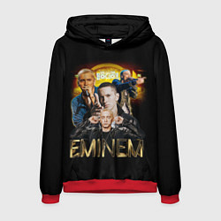 Толстовка-худи мужская Eminem, Marshall Mathers, цвет: 3D-красный