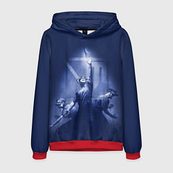 Толстовка-худи мужская The Outlast Trials игра, цвет: 3D-красный