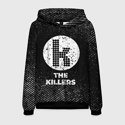 Мужская толстовка The Killers с потертостями на темном фоне