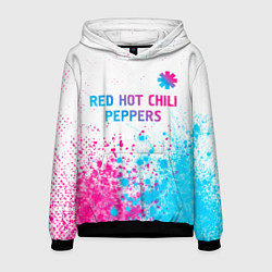 Мужская толстовка Red Hot Chili Peppers neon gradient style: символ