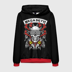 Мужская толстовка Megadeth - ядерный череп