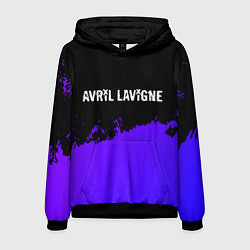 Мужская толстовка Avril Lavigne purple grunge