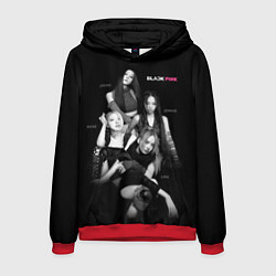 Толстовка-худи мужская Blackpink girl group, цвет: 3D-красный