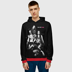 Толстовка-худи мужская Blackpink girl group, цвет: 3D-красный — фото 2
