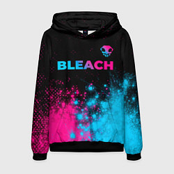 Мужская толстовка Bleach - neon gradient: символ сверху